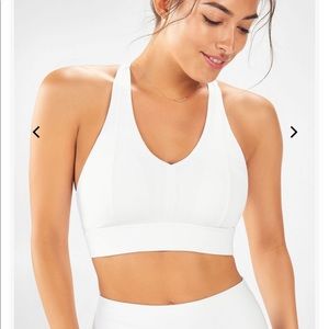 NWT FABLETICS WHITE SPORTS BRA